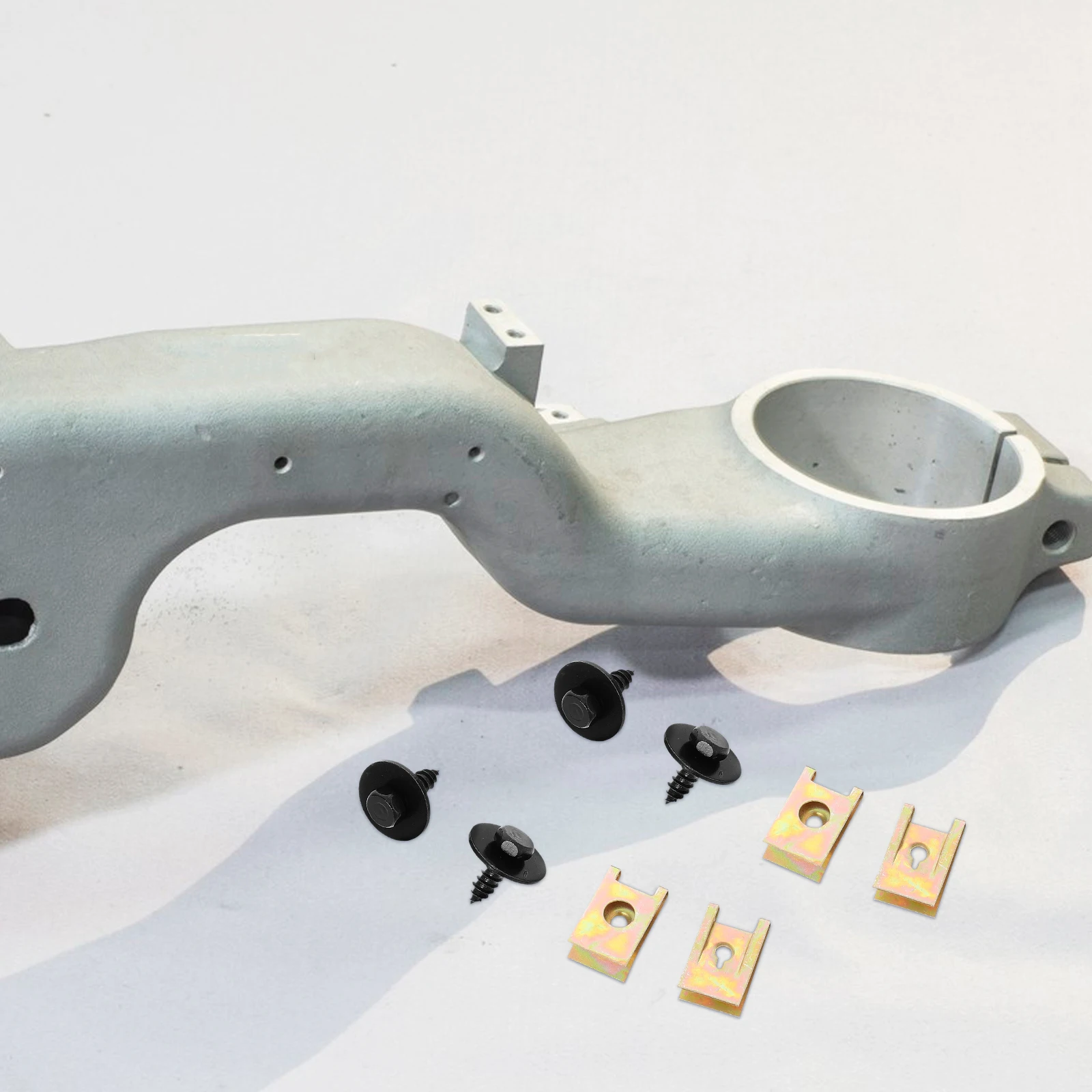 

40 шт., комплект декоративных прокладок для крепления кузова автомобиля, металлические саморезы с шестигранной головкой для ремонта панели капота автомобиля, бампера