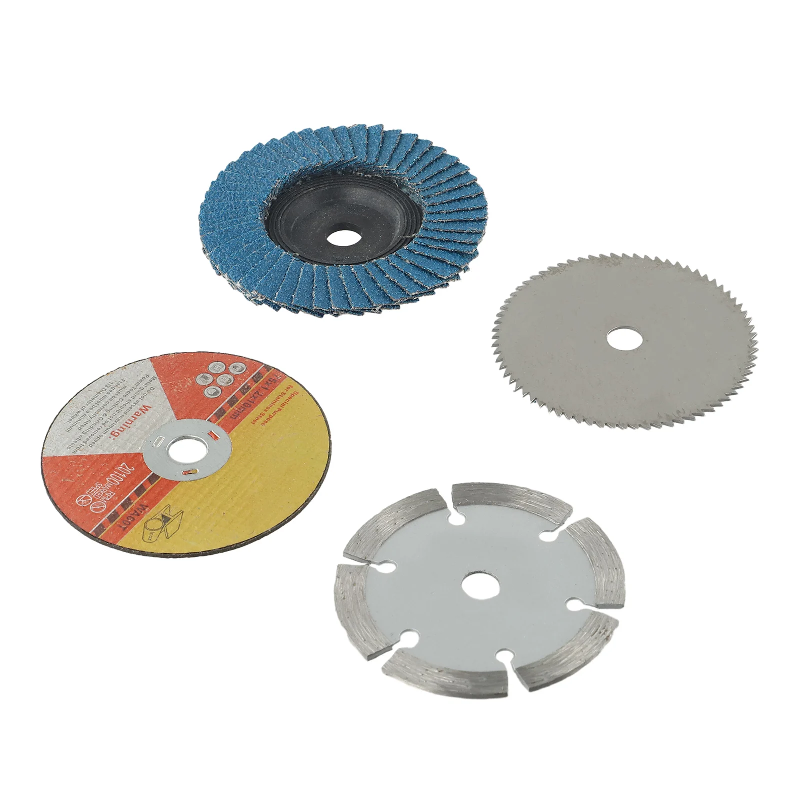Disco da taglio da 4 pezzi da 75mm per accessori per smerigliatrice angolare Set per accessori per la sostituzione di utensili elettrici per il taglio della casa in pietra di vetro di legno