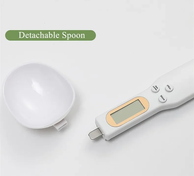 Hot Sales 500g ABS Plastic Digital LCD Food Scales for Baby Colorful Spoon Scale