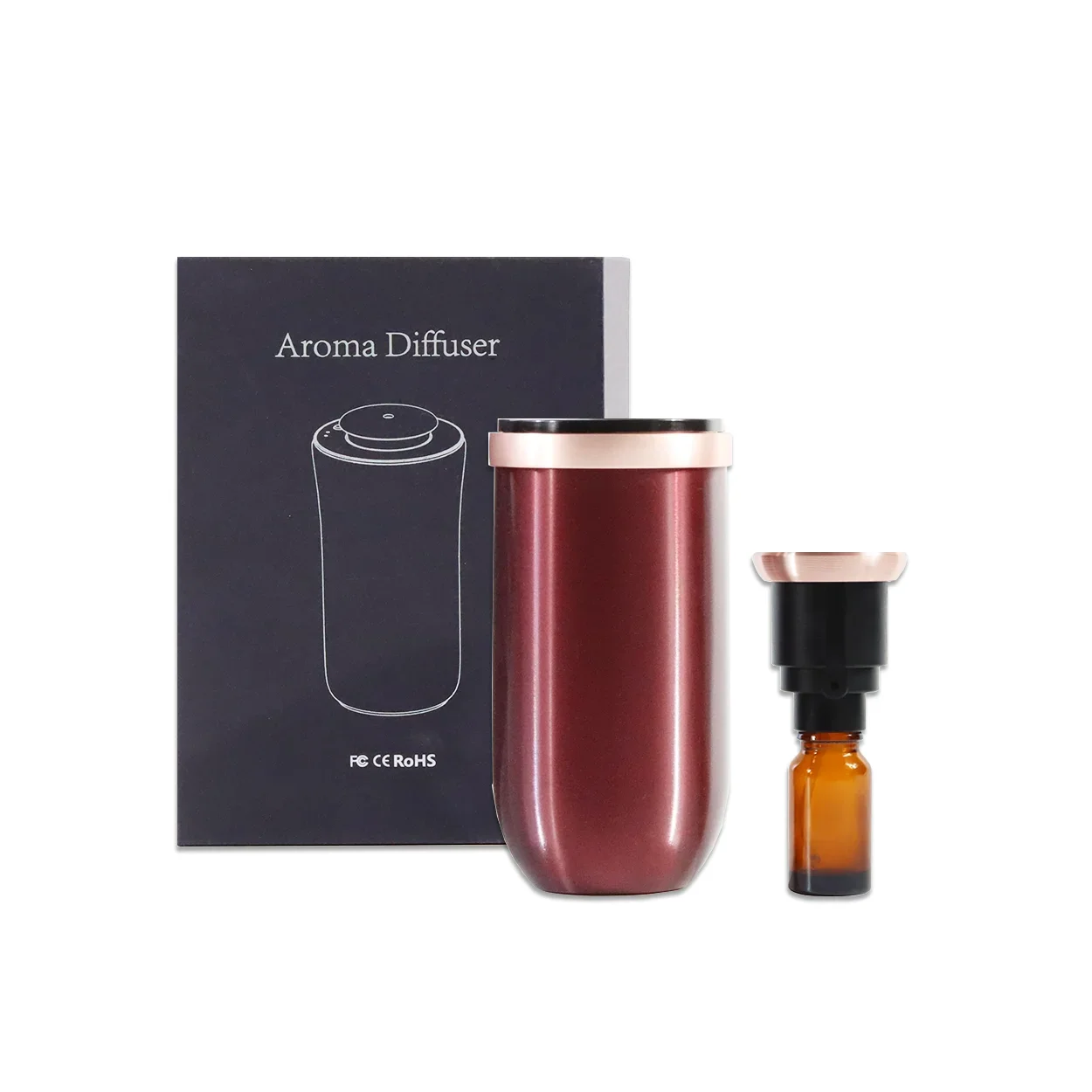 Hot Sale Portable Auto Air Freshener Smart Essential Oil Aromatherapy Nebulizer Car Waterless Scent Aroma Diffuser