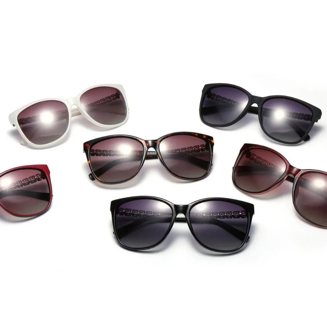 1PC Fashion Frame Polarized Women's Sunglasses Cat's Eye Polarized Sunglasses Sunshade Glasses