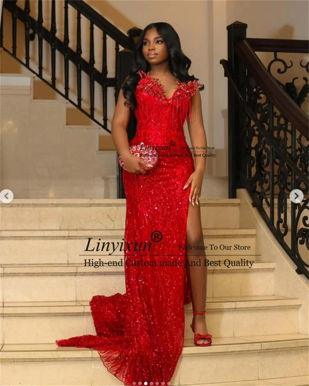 Shiny Sequins Prom …