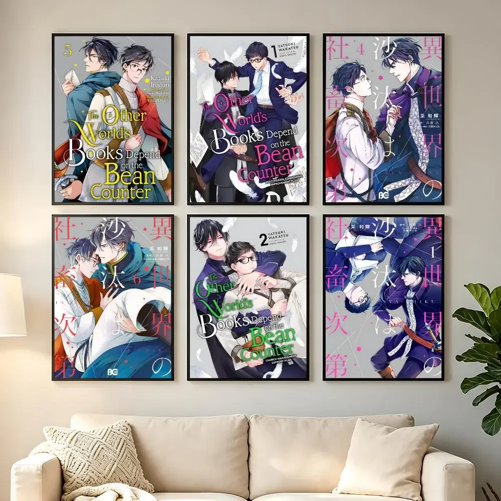 anime Isekai Office Worker Poster HD Printing Comfortable and Fresh Style Wall Art Home Decor Living Room Cafe Gift