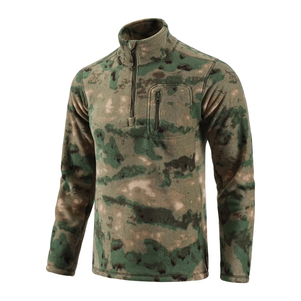 Herren Outdoor Wandern Warme Fleecejacke Liner Fans Trainingsjacken Herbst Winter Winddichte Pullover Tops – Detail 16