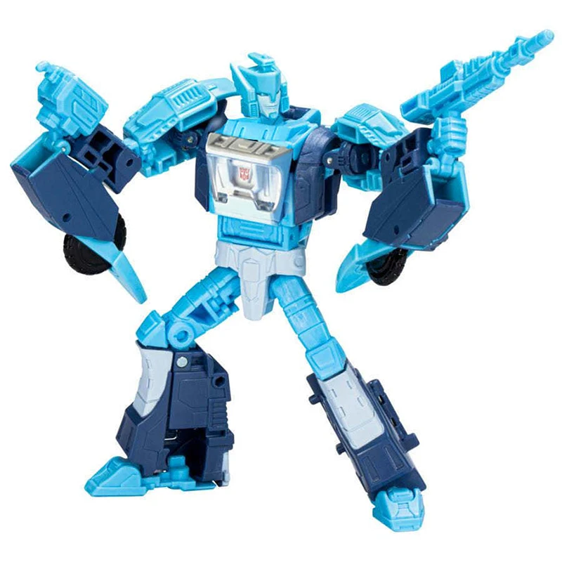 In Voorraad Hasbro Originele 14Cm Actiefiguur Anime Transformatoren Erfenis Deluxe Blurr Hobby Robot Model Speelgoed Geschenken