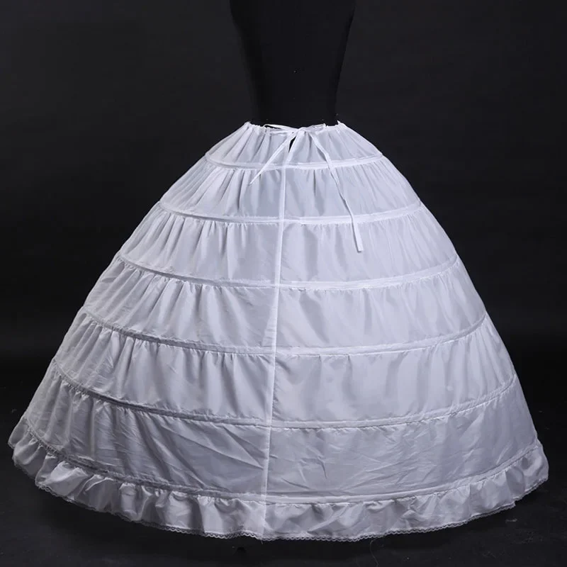 

Vestidos De Novia Wedding Accessories Crinoline Puffy Hoop Skirt Bridal Underskirt Petticoat