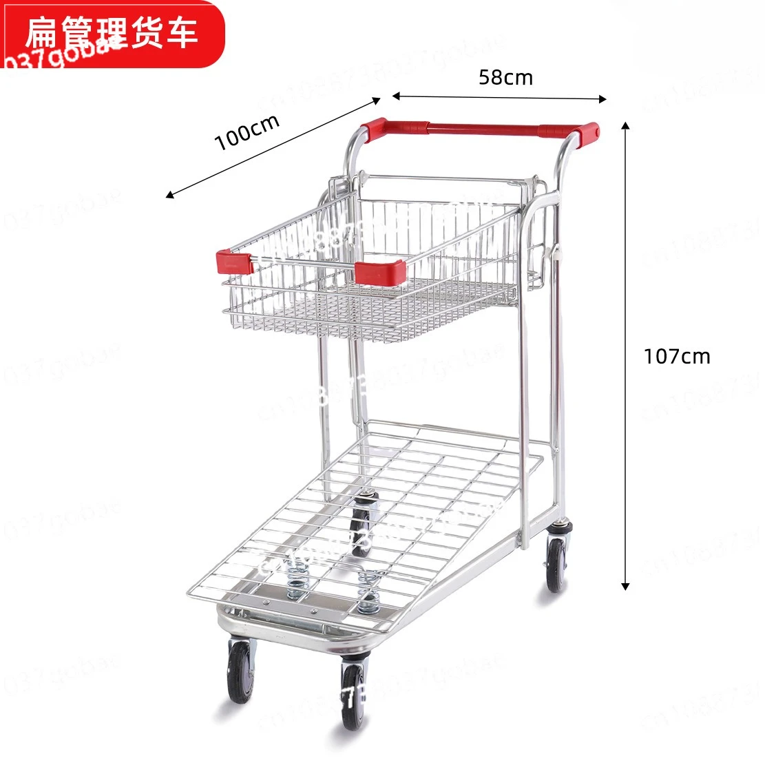 รถเข็นอเนกประสงค์แบบมีล้อ ทนทานต่อการสึกหรอและใช้งานได้ยาวนาน เหมาะสำหรับการจัดเก็บ