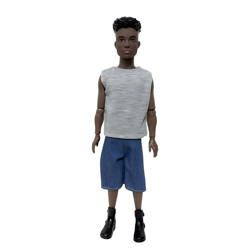 Nuevo Muñeco Masculino de Moda de 12 Pulgadas con Ropa de Alta Calidad, Figura Masculina Africana, Muñeco Ken, el Mejor Juguete DIY, Regalo de Cumpleaños