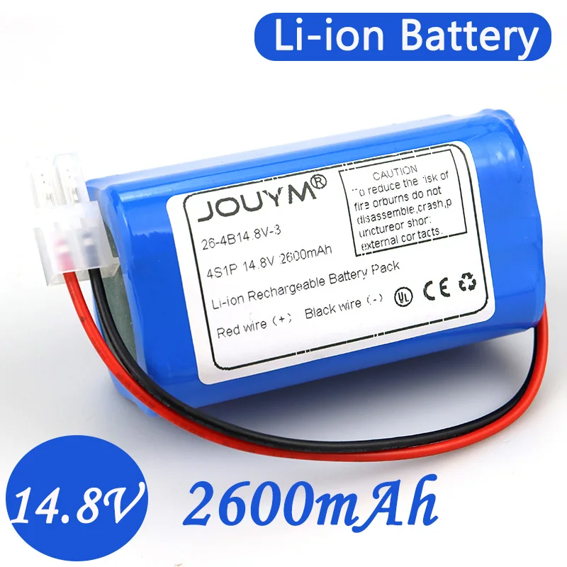 New 2600mAh 14.8V Replacement Battery for ILIFE ECOVACS Kitfort Dibea Robotic Vacuum Cleaners