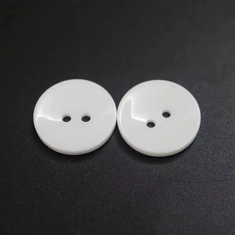 100pcs 10mm/12mm/15mm/18mm/20mm polyester button bowl Sewing button Accessories resin shirt button for DIY