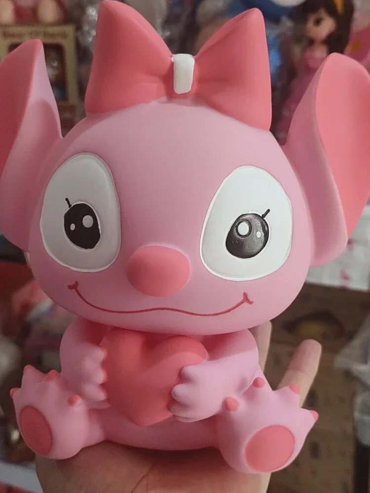 Tirelire Disney Stitch 18cm, ornement interstellaire, personnage d'anime Kawaii, cadeaux Surprise pour enfants