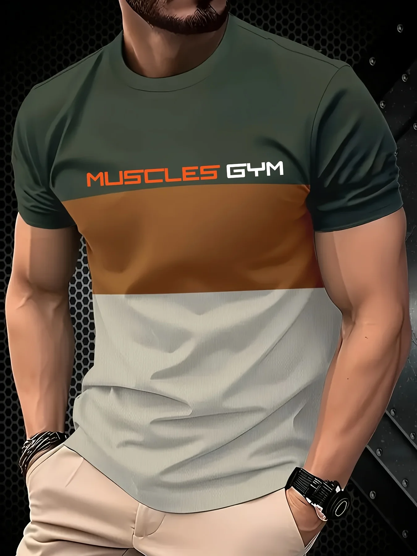 تي شيرت رجالي عصري صيفي جديد لعام 2025، قميص مطبوع فضفاض وغير رسمي