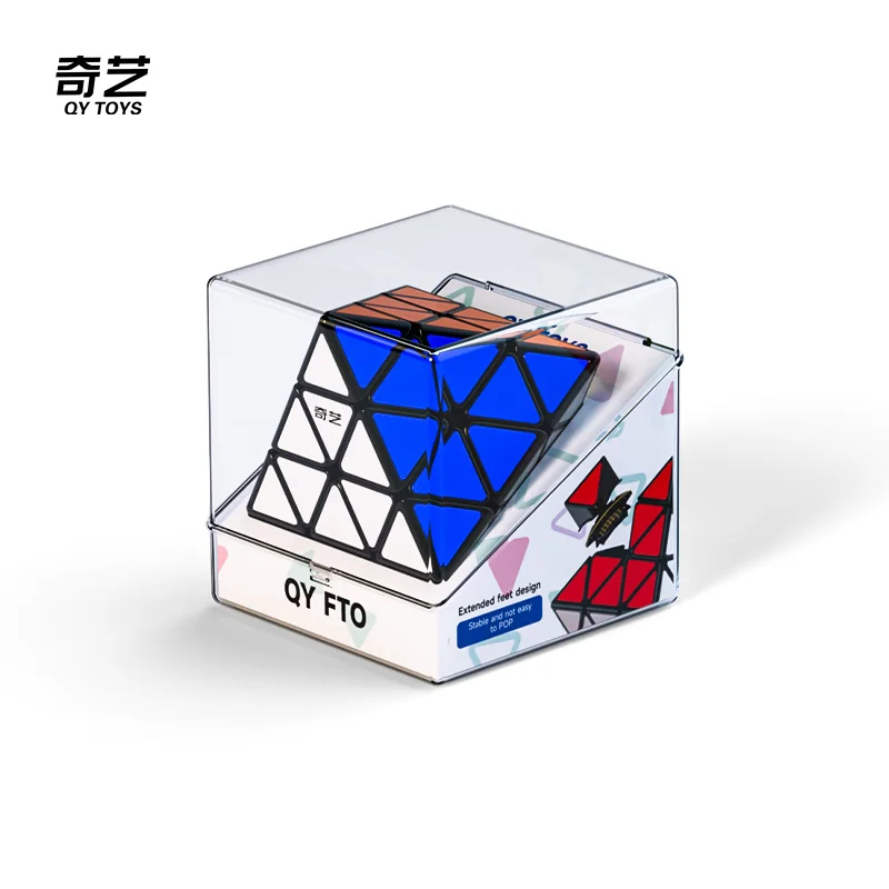 [Picube] New QiYi FTO Magnetic Rotating Octahedron Magic Cube Stickerless Educational Toys for Children Cubo Magico Toys