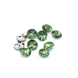 11mm Acrylic Buttons Scrapbook green sewing accessories buttons for clothing sewing supplies materials for sewing diy