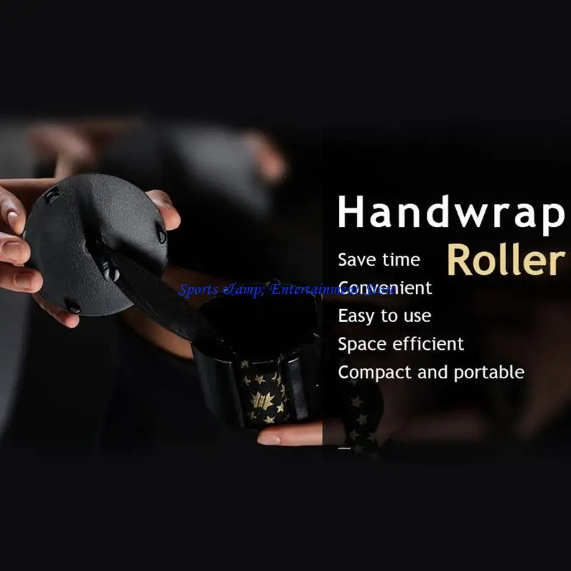 G7NF Portable Hand Wrap Roller Boxing Bandage Winder Box Sports Wrap Roller Muay Thai Inner Gloves Storage Winding Tool