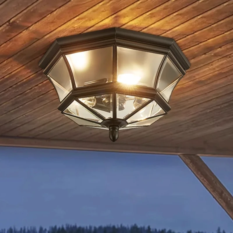 

Modern Luxury Rotundity Black/gold Copper LED Ceiling Light Glass Lampshade Bedroom Restaurant Kitchen Living Room Hanging Lamps