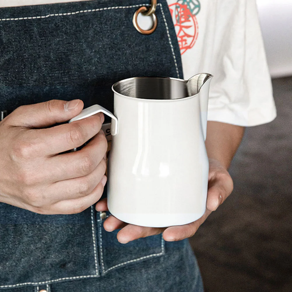 

Coffee Pitcher Stainless Steel 300Ml Milk Jug For Latte Art Kitchen Gadget Pouring Cup Sauce Container