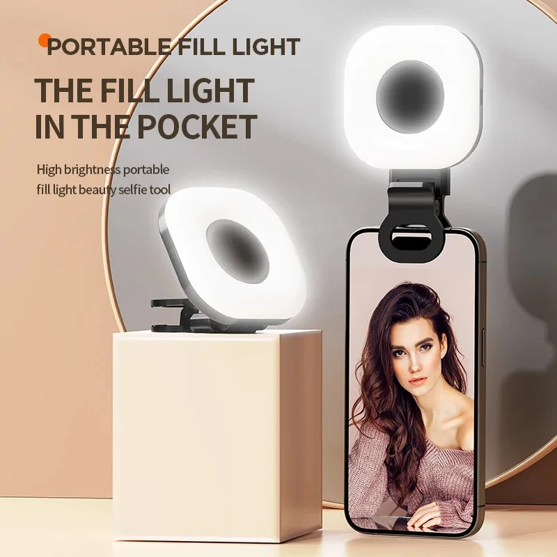Nouvelle lampe de remplissage LED à pince C03 éclairage de caméra vidéo lumière de photographie portable
