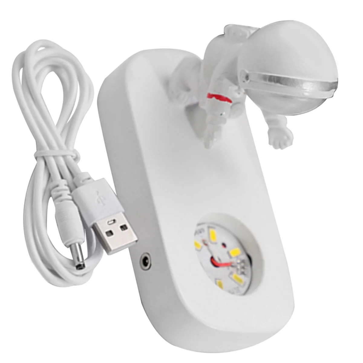 Night Light,Astronaut'S Starry Walk Crystal Ball Night Light,USB Link,Holiday and Anniversary Gifts,Creative Ornaments