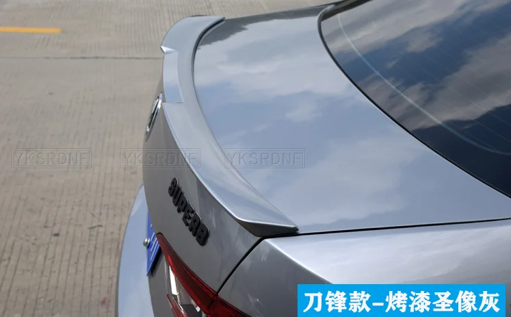 For Skoda Superb 2015-2019 High Quality ABS Plastic Unpainted Primer Color Exterior Tail Trunk Wing Rear Spoiler Decoration