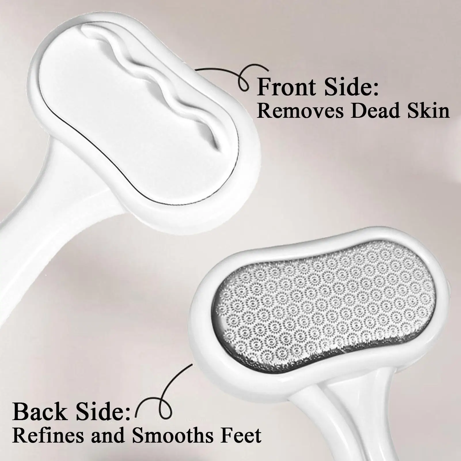 Foot Scraper for Hand and Foot Care Calluses Dead Skin Removal Exfoliation and Nail Shaping Double-Sided Pedicure Tools