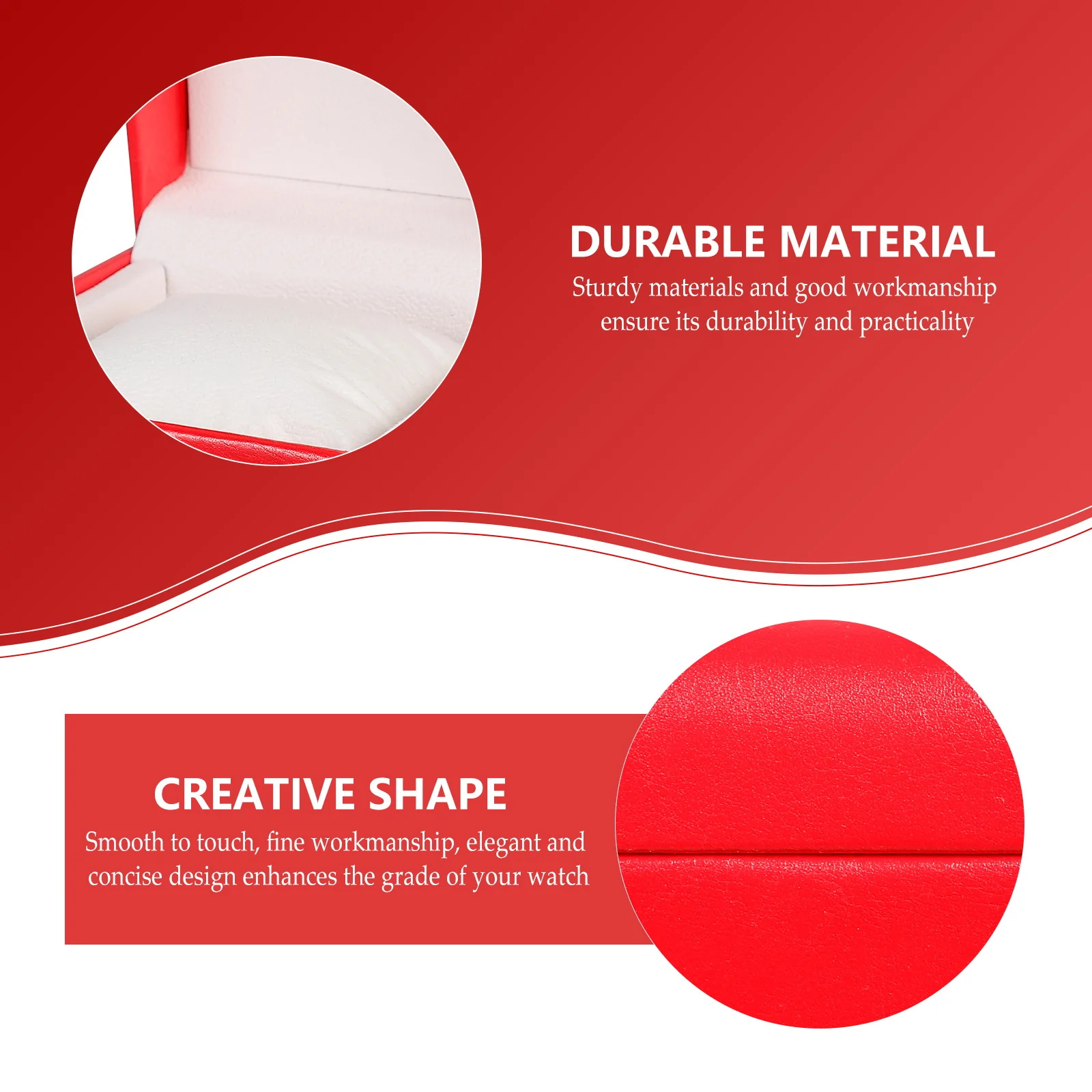 

Box Pu Dustproof Scratch-Resistant Storage For Watch Storage Organizer Watch Jewelry Display Organizer Case