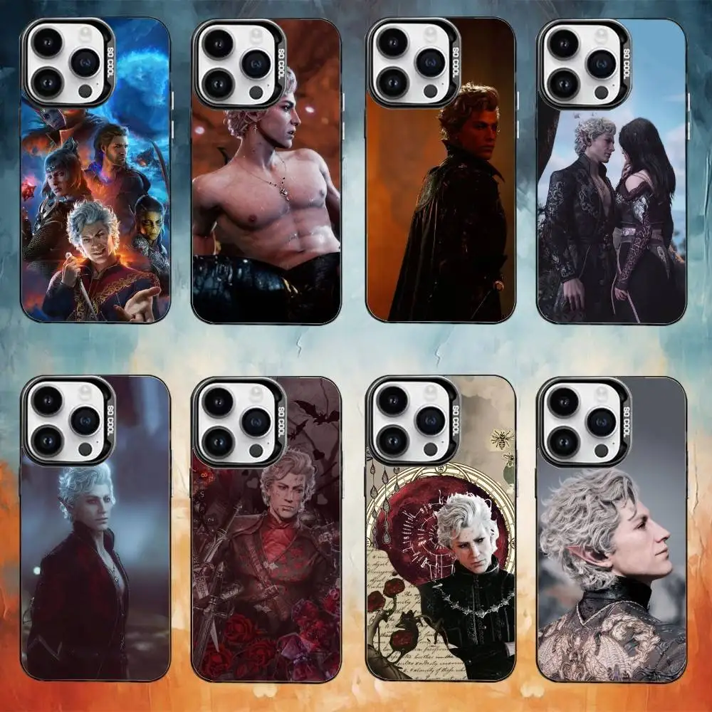 

Astarion B-BaldursS Game Phone Case For iPhone17,16,15,14,13,12,11 Plus,Pro Max Black Candy Matte Shockproof Cover