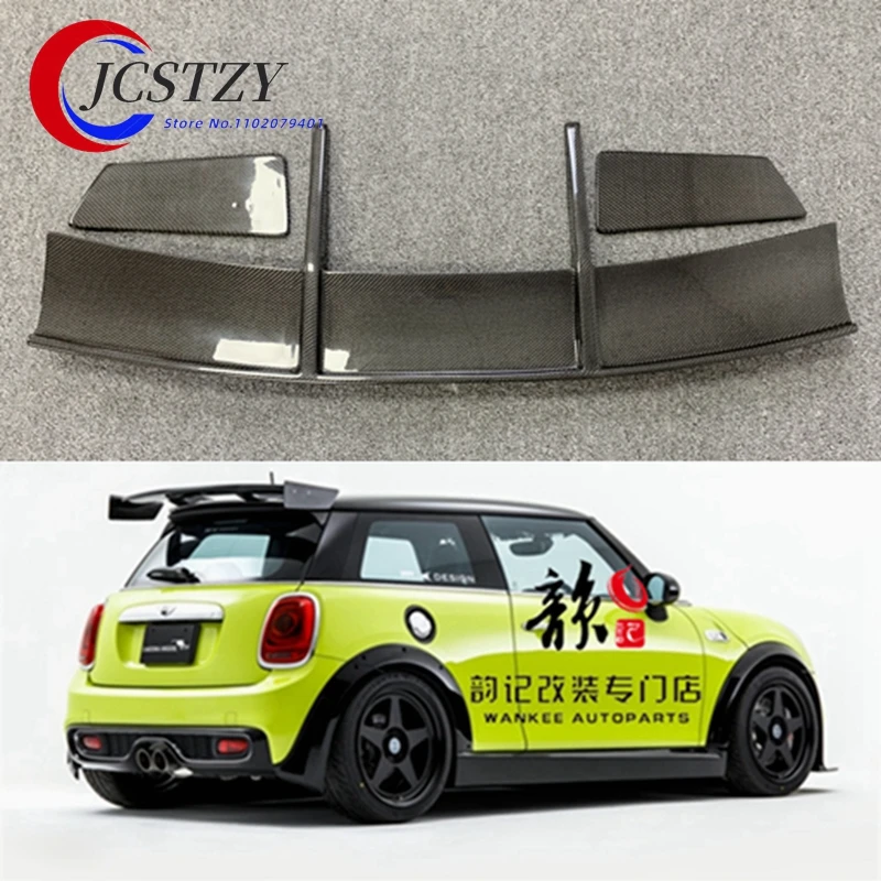 

Car Styling Carbon Fiber +FRP fiberglass Rear Boot Trunk Spoiler Roof Lip Wing For Mini F55 F56