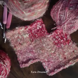 3 Styles of Crochet Yarn Pink Fancy Yarns for Knitting and Crochet Thread Puffy Yarn chunky 100g yarnie