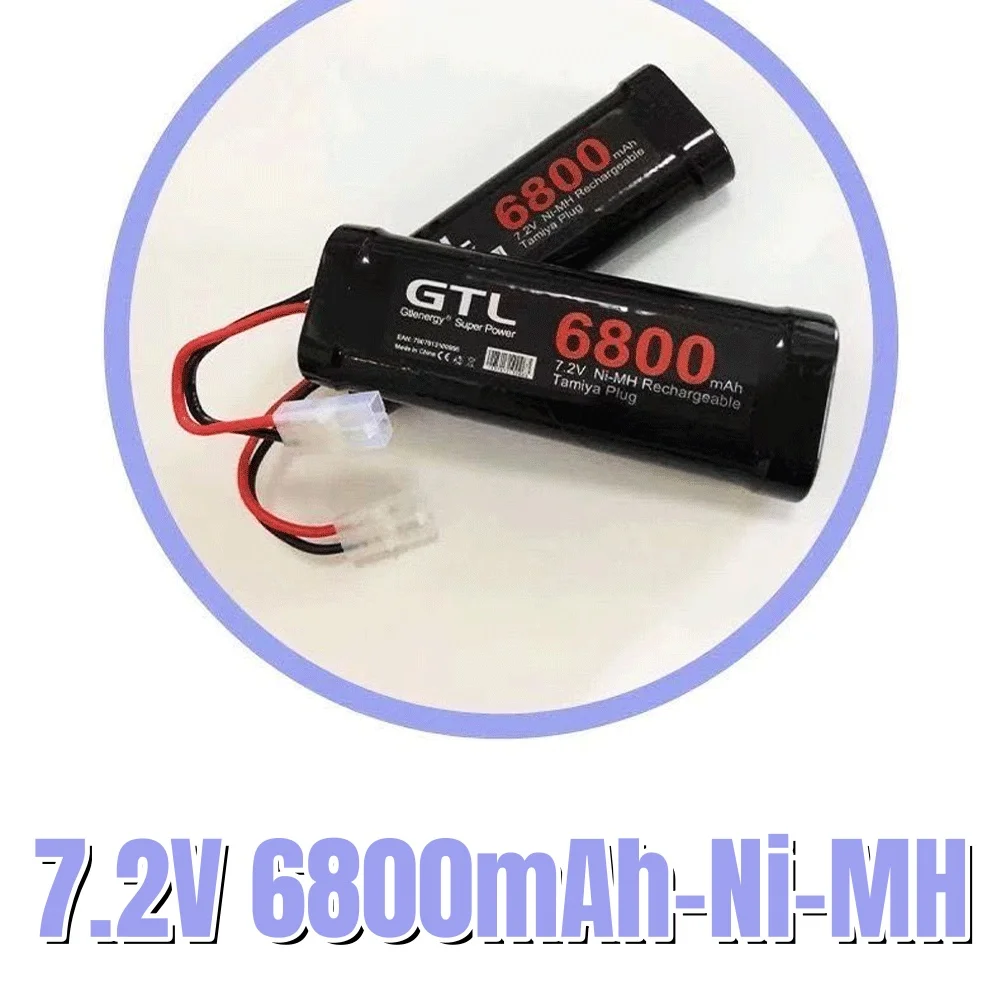 

100% New 7.2V 6800mAh Ni-MH High-quality Battery Pack with Tamiya Plug and SC*6 Cells Battery for RC Racing Cars Boats RC toys