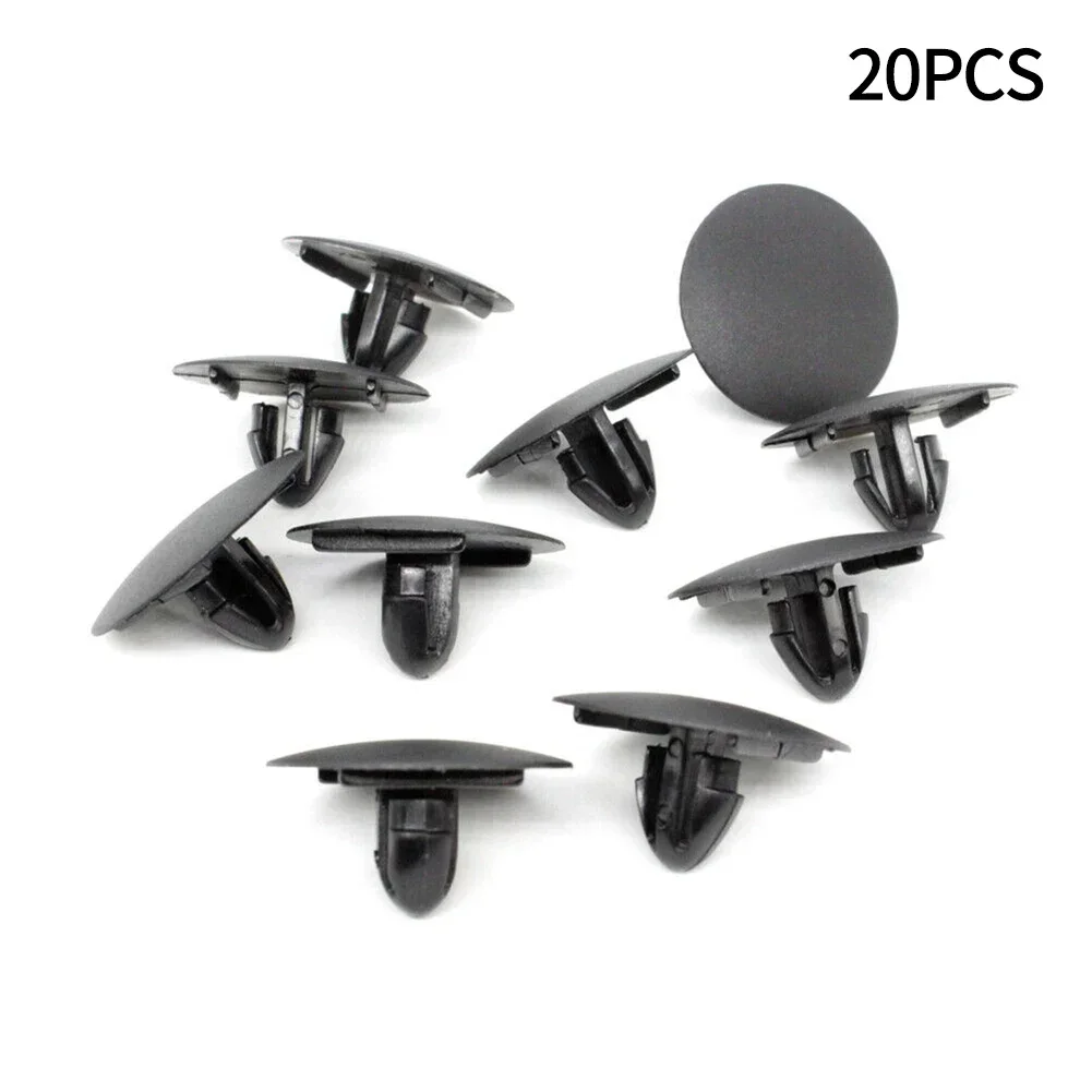Part Clip 20pcs 25mm Diameter 90467-A0003 Accessories Black For Scion For Toyota Hood Insulator Insulation Pad 6