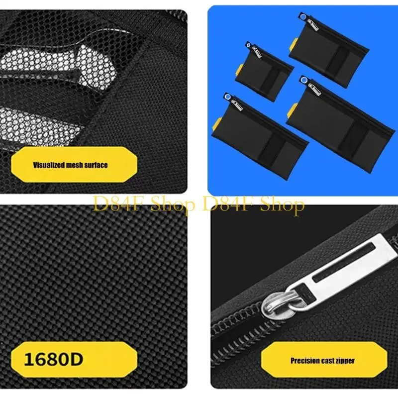 D84F Heavy Duty Nylon Construction Work Organizers Tool Bag For Construction Tool And Outdoor Equipment Comfort Handle
