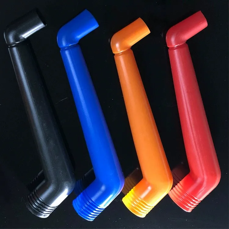 

4pcs Oil Funnel Hose Motorcycle Car Universal Plastic Curved Straight Tube Refill Transmission Fluid Filter Storage