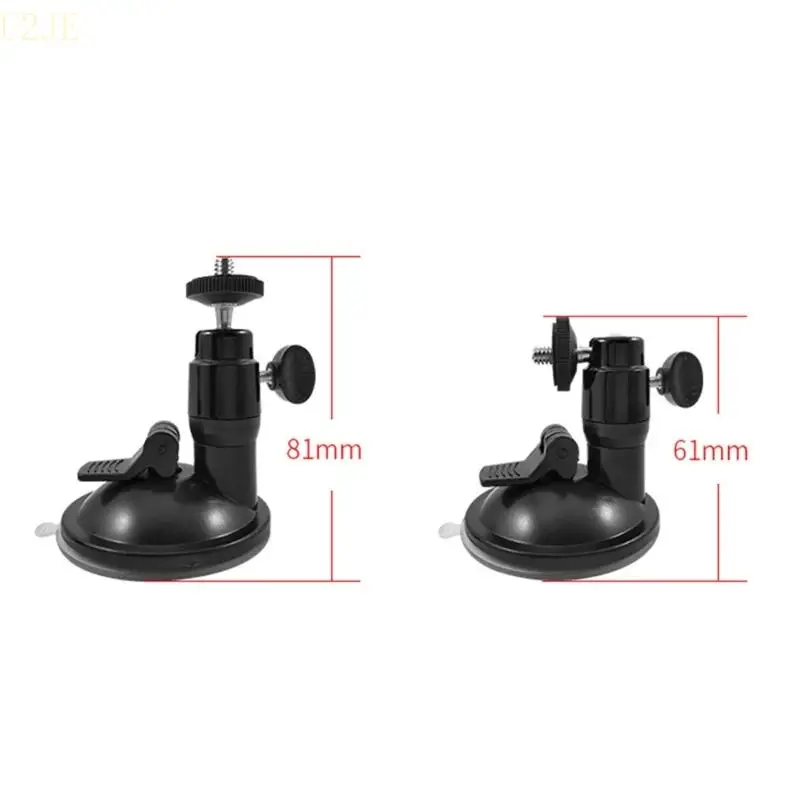 U2JE Action Camera Suction Cup Mount 1/4 Inch Screw for Car Windshield & Dashboards