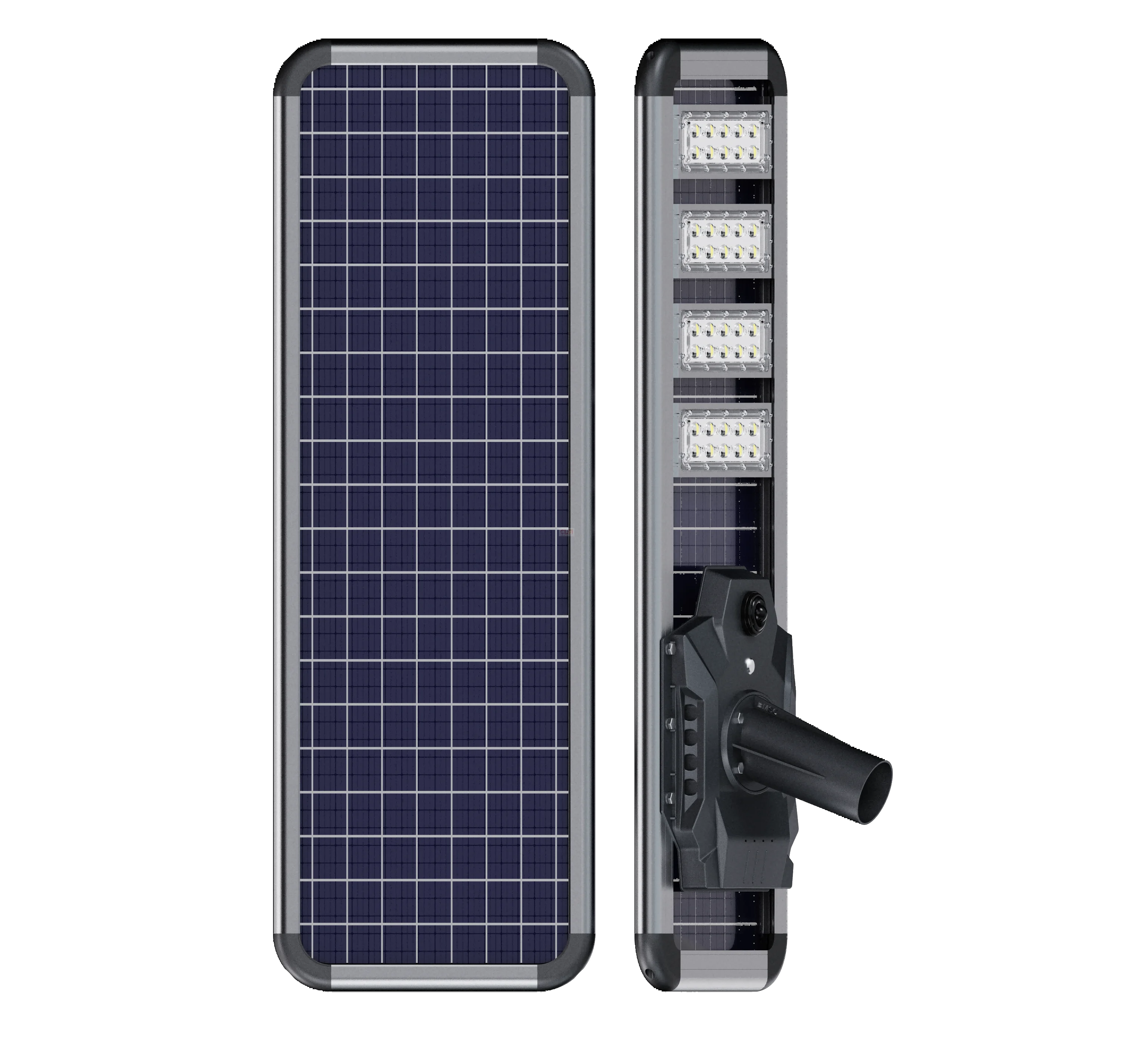 

150W 200W Aluminum All in One Streetlight Led Solar Lamp for Warehouse