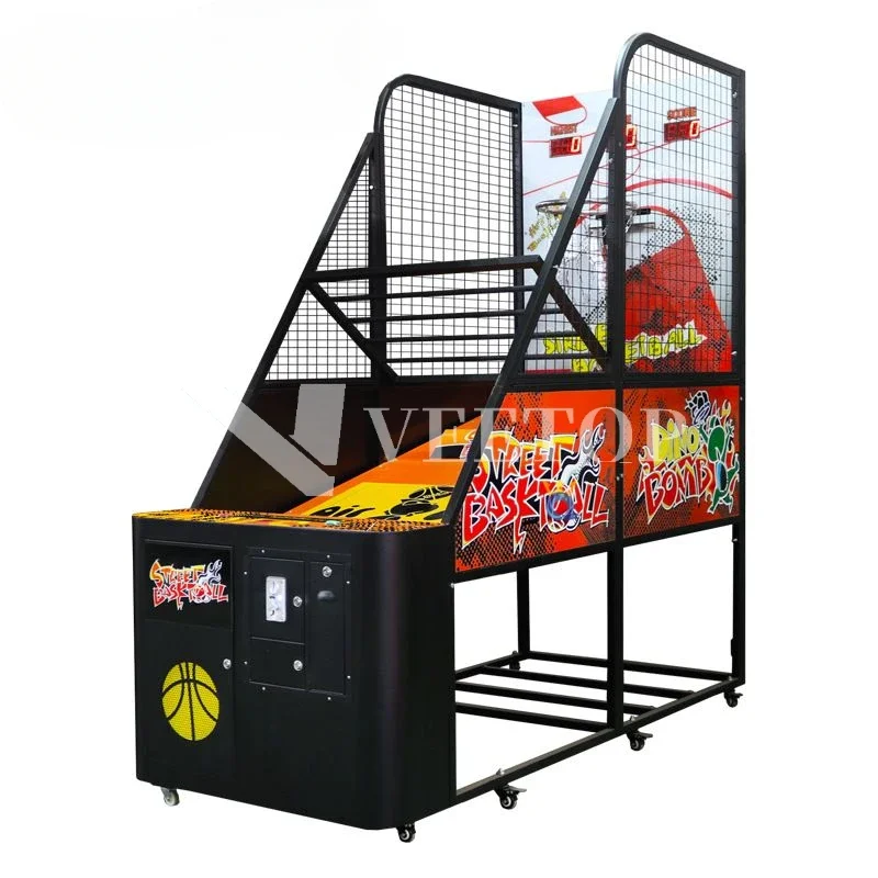 Buy commercial crazy hoop street arcade basketball shooting game machine for sale coin operated