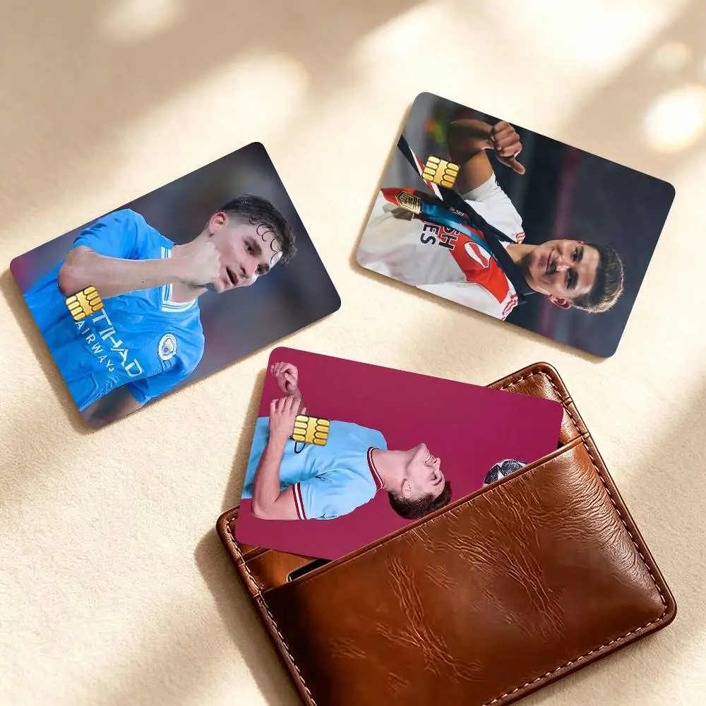 J-Julian Alvarez A-Argentina Football Star  Credit Card HD Stickers Game Card Decal Small Chip Waterproof Sticker Gift