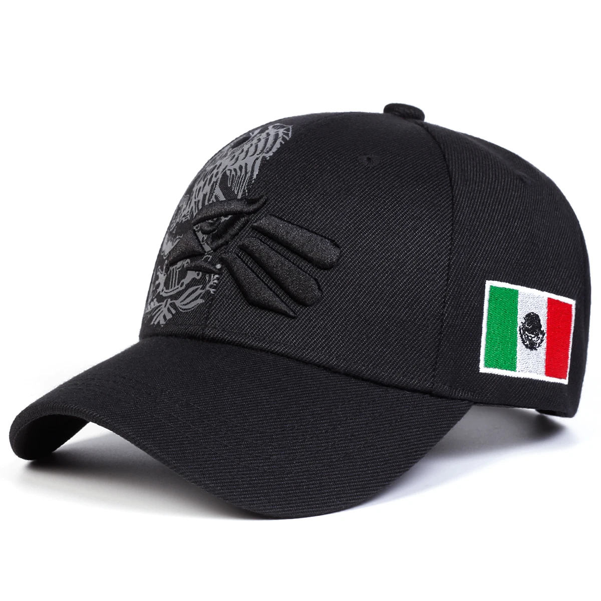 Unisex Adler Stickerei Baseball Caps Frühling und Herbst Outdoor Einstellbare Casual Hüte Sonnenschutz Hut Sport Kappe – Detail 3