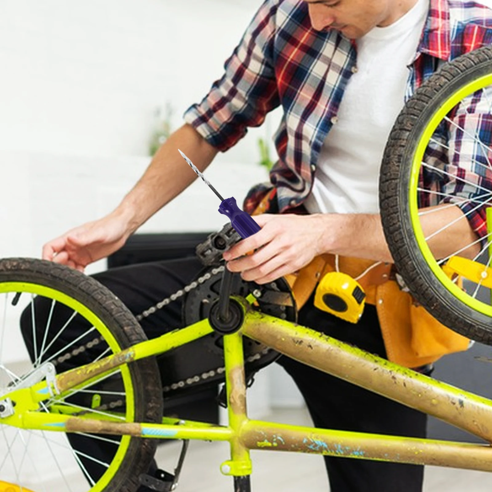 

Tire Repair Tool Repairing Bicycles Bike Tools & Maintenance Kits Mushroom Nails Tube Spiral