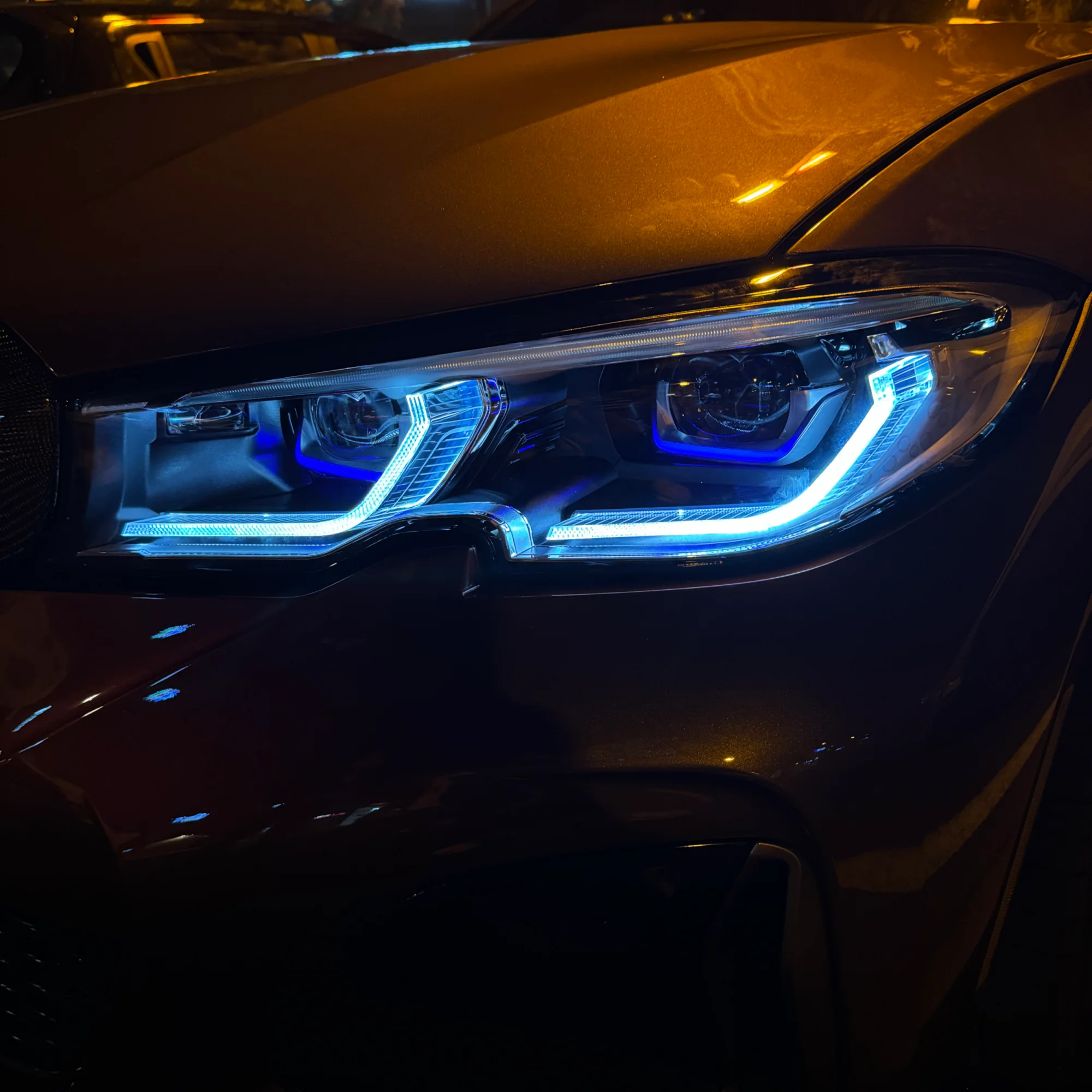 G20 G28 Plug and Play RGB DRL Upgrade Laser Headlights for BMW G20 Headlights 325i M330i M340i 2019-2022