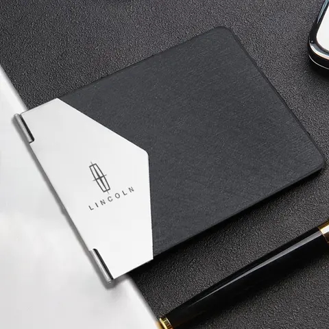 자동차 운전 면허증 소지자 ID 보관함 링컨 콘티넨탈 MKZ 타운카 네비게이터 MKX Energy Zephyr용 초박형 경량