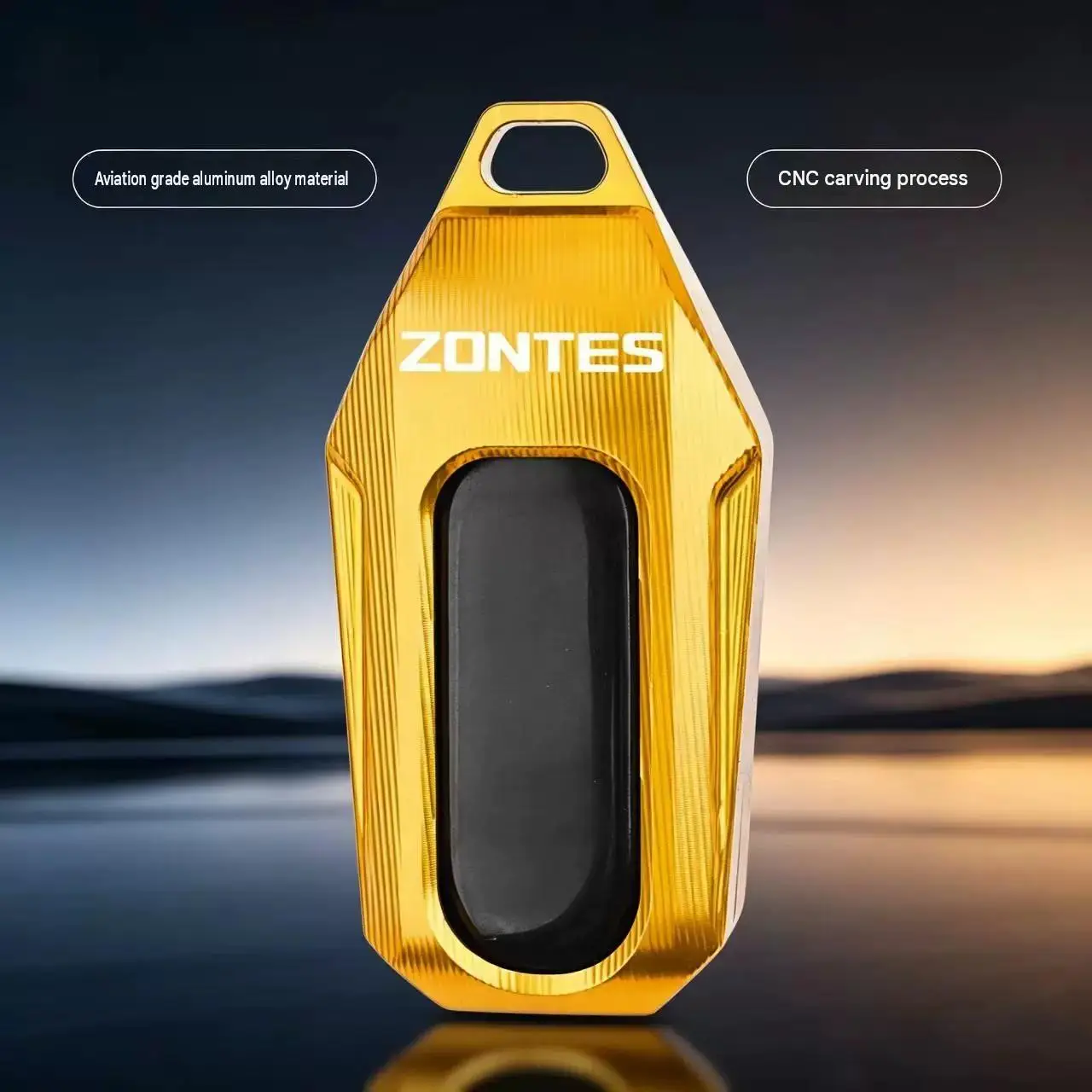 FOR ZONTES 703F/703RR/R CNC Aluminum Alloy Remote Key Shell Hollow Design Shockproof Wear-Resistant Induction Signal Unblocked