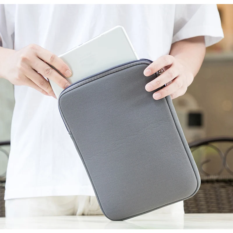 Tablet sleeve for ipad mini 1 2 3 4 5 6 7.9 8.3 1st 2nd 3rd 4th 5th 6th Gen pad cover case zipper bag universal protective shell