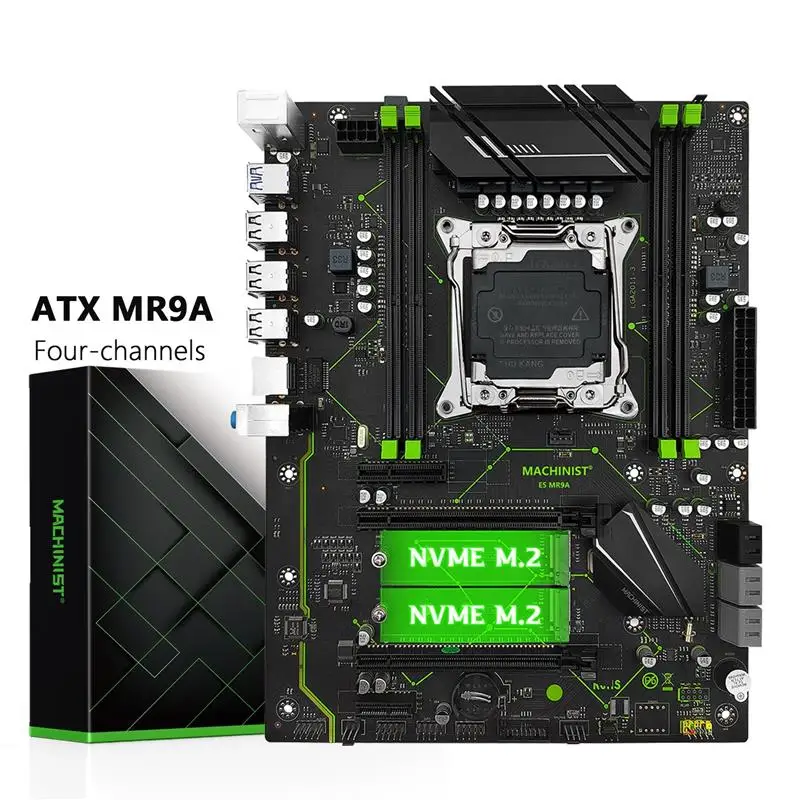 To X99 MR9A Motherboard LGA 2011-3 Support Xeon E5 2667 2690 V4 2670 V3 CPU procesador Set DDR4 Memory ATX Four-channel