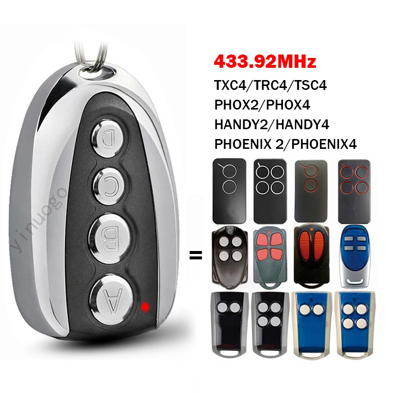 عرض خاص بديل جديد لجهاز التحكم عن بعد PHOX 2 PHOX4 HANDY2 HANDY4 PHOENIX 2 PHOENIX4 TSC4 TRC4 Garage / Gate Remote Control 100% Clone #4