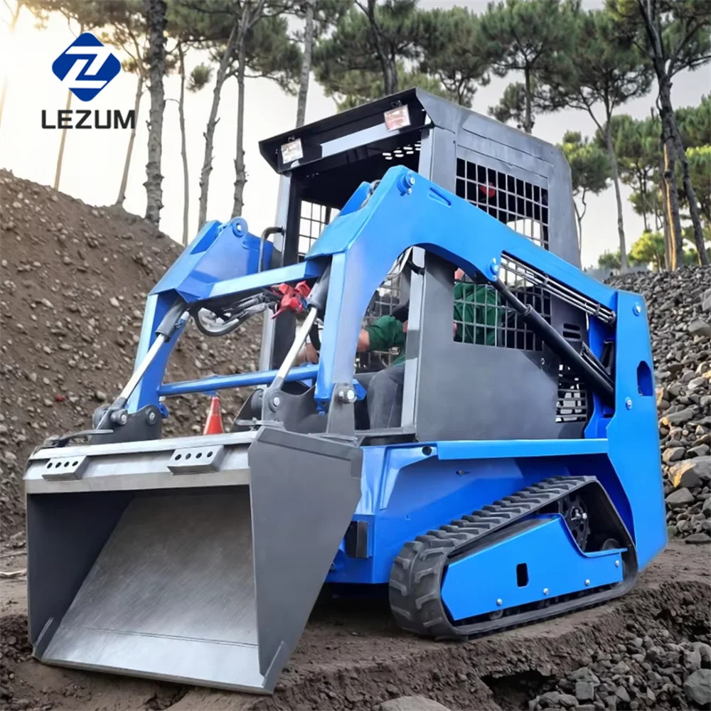 

Chinese Skidsteer Mini Small Skid Steer Loader For Sale In Canada | EPA Compliant Kubota Diesel Engine | Factory Warranty 3-year