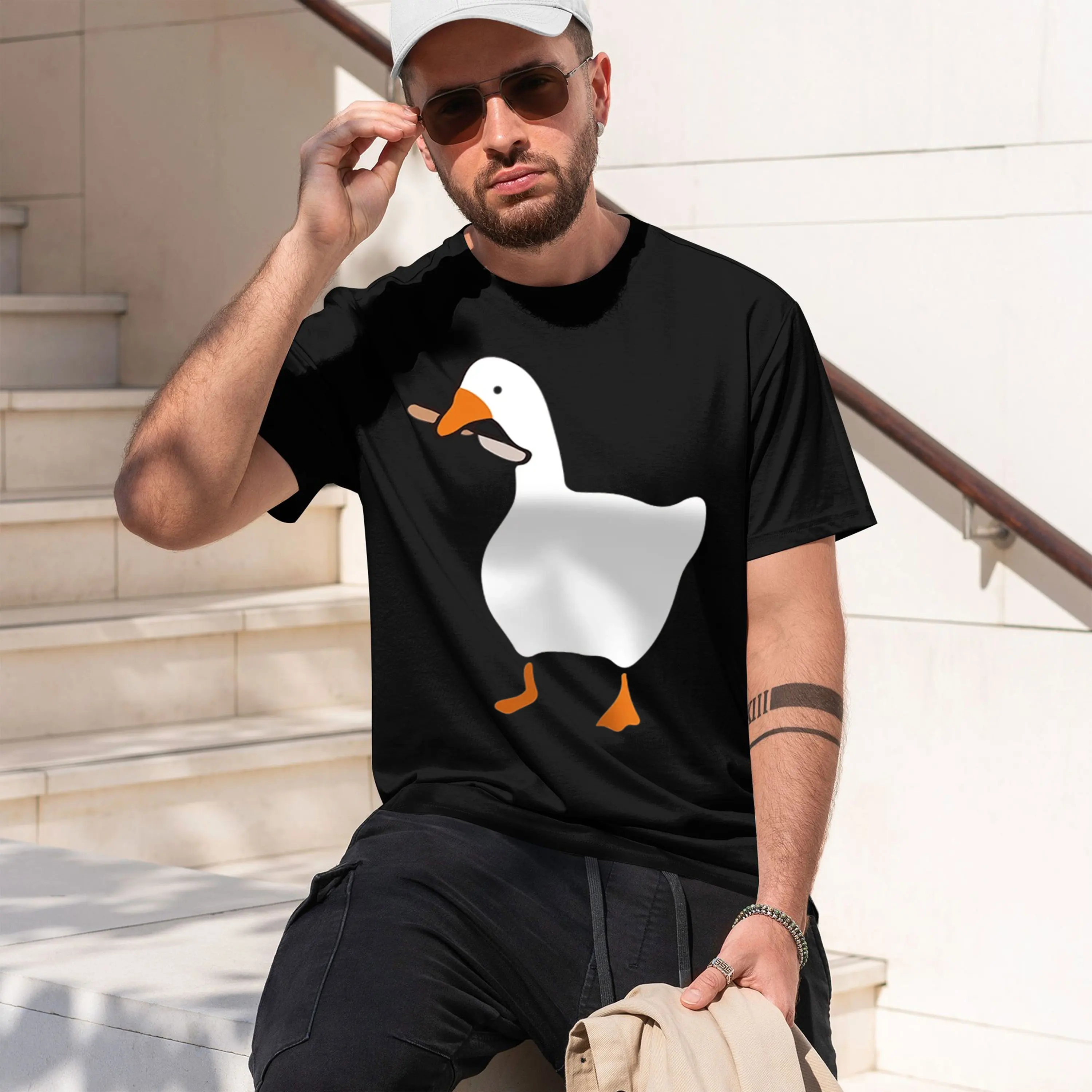 Peace Was Never An Option T Shirt Men Women Pattern Crewne T Shirts Simplity Tees Hip Hop d T-Shirts Couple 2026 New Model Men’s