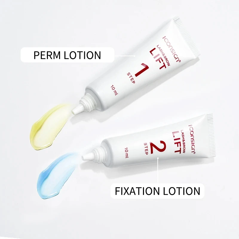 Iconsign Perming Set Voor Wimperwenkbrauwlift Permanent Fixatie Lotion 8-12 Minuten Optillen Wimpers Oogmake-Up Tool