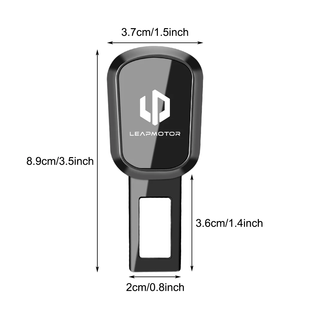 1/2 Stück Auto-Sicherheitsgurt-Clip-Verlängerung für Leapmotor T03 B10 C10 C11 C16 C01 S01 – Spiegel-Einsatz-Verschluss-Schnalle Zubehör – Detail 4