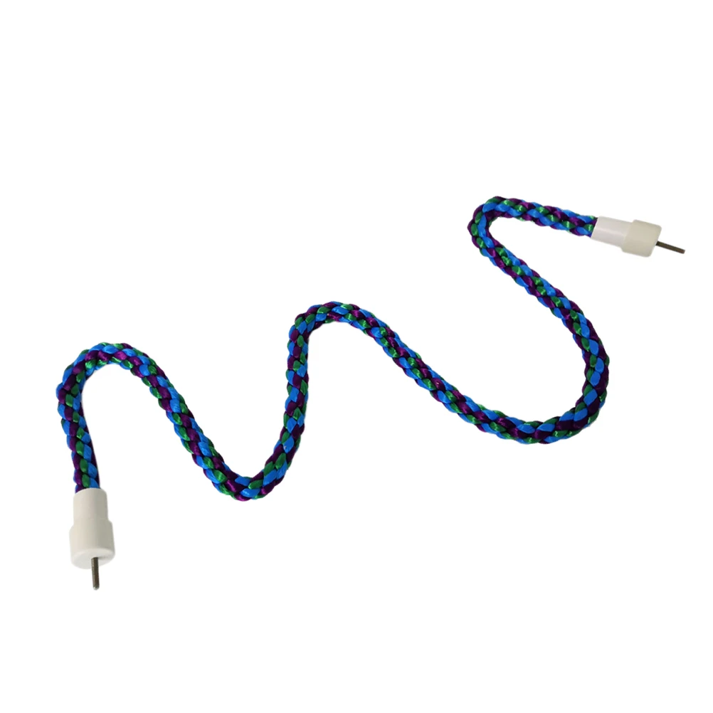 

Parrot Climbing Rope Bird Toys Pet Cotton Accessories Ropes Swing Durable Material Safe Cockatiels Parakeets Small Birds Play